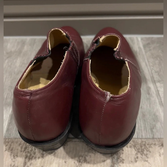 KV long life size 10 leather booties maroon - Picture 3 of 8